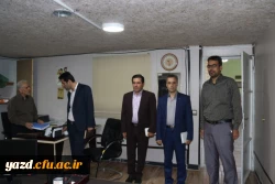 بازدید مدیران حوزه معاونت آموزش و تحصیلات تکمیلی دانشگاه فرهنگیان از حوزه های امتحانی پردیس های استان یزد
 6