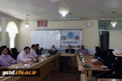 نشست مسئولین دانشگاه فرهنگیان یزد با اعضای جدید شورای صنفی پردیس های استانی
 4