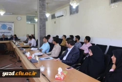 برگزاری جلسه تودیع و معارفه مسئولین بسیج دانشجویی پردیس های دانشگاه فرهنگیان استان یزد
 3