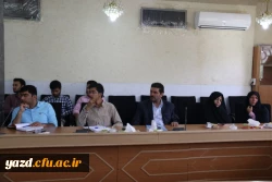 برگزاری جلسه تودیع و معارفه مسئولین بسیج دانشجویی پردیس های دانشگاه فرهنگیان استان یزد
 7