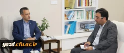 دیدار مسئولان دانشگاه فرهنگیان یزد با مدیر کل فرهنگ و ارشاد اسلامی استان
 2