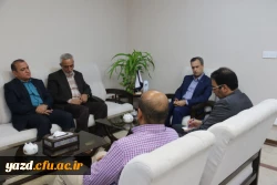دیدار مسئولان دانشگاه فرهنگیان یزد با مدیر کل فرهنگ و ارشاد اسلامی استان
 3