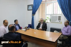 دیدار مسئولان دانشگاه فرهنگیان یزد با مدیر کل فرهنگ و ارشاد اسلامی استان
 6