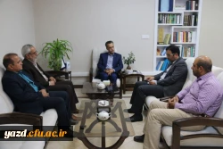 دیدار مسئولان دانشگاه فرهنگیان یزد با مدیر کل فرهنگ و ارشاد اسلامی استان
 7