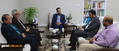 دیدار مسئولان دانشگاه فرهنگیان یزد با مدیر کل فرهنگ و ارشاد اسلامی استان