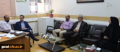 دیدار با معاون پشتیبانی و توسعه مدیریت اداره کل آموزش و پرورش استان یزد