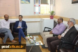 دیدار با معاون پشتیبانی و توسعه مدیریت اداره کل آموزش و پرورش استان یزد
 3