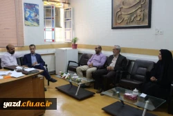 دیدار با معاون پشتیبانی و توسعه مدیریت اداره کل آموزش و پرورش استان یزد
 5