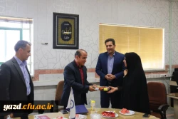 با حضور مسئولان دانشگاه فرهنگیان یزد برگزار شد:

مراسم معارفه معاون امور دانشجویی و توسعه منابع پردیس حضرت فاطمه الزهرا(س) یزد
 2