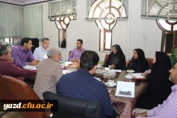 برگزاری جلسه هماهنگی جهت برنامه ریزی ترم اول سال تحصیلی 99- 98 
 6