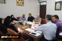 برگزاری جلسه هماهنگی جهت برنامه ریزی ترم اول سال تحصیلی 99- 98 
 7