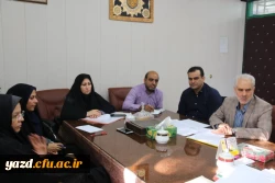 برگزاری جلسه هماهنگی جهت برنامه ریزی ترم اول سال تحصیلی 99- 98 
 8