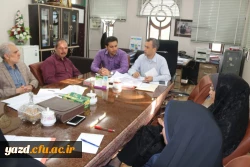 برگزاری جلسه هماهنگی جهت برنامه ریزی ترم اول سال تحصیلی 99- 98 
 10