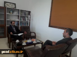 دیدار سرپرست دانشگاه فرهنگیان استان با معاون آموزشی دانشگاه یزد 2
