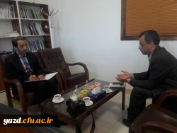 دیدار سرپرست دانشگاه فرهنگیان استان با معاون آموزشی دانشگاه یزد 5