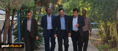 بازدید معاون طرح و برنامه و توسعه منابع دانشگاه فرهنگیان از پردیس های استانی یزد