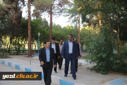 بازدید معاون طرح و برنامه و توسعه منابع دانشگاه فرهنگیان از پردیس های استانی یزد
 6