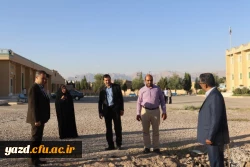 بازدید معاون طرح و برنامه و توسعه منابع دانشگاه فرهنگیان از پردیس های استانی یزد
 12