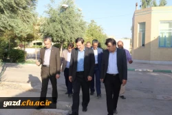 بازدید معاون طرح و برنامه و توسعه منابع دانشگاه فرهنگیان از پردیس های استانی یزد
 13