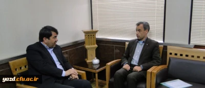 دیدار سرپرست دانشگاه فرهنگیان یزد با استاندار استان