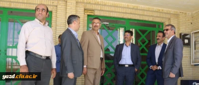 بازدید رئیس سازمان مدیریت و برنامه ریزی استان از پردیس حضرت فاطمه الزهرا (س) یزد