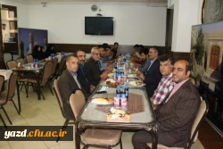 مراسم تکریم و تجلیل از تلاش های نیروهای شرکتی دانشگاه فرهنگیان یزد
 19