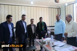 با حضور در پردیس های شهیدان پاک نژاد و حضرت فاطمه الزهرا (س) انجام شد:

بازدید مسئولین دانشگاه فرهنگیان و اداره کل آموزش و پرورش استان از روند برگزاری مصاحبه پذیرفته شدگان چند برابر ظرفیت دانشگاه فرهنگیان یزد
 6