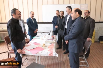 گزارش تصویری بازدید مدیر کل آموزش و پرورش استان، از روند گزینش معرفی شدگان چند برابر ظرفیت، دانشگاه فرهنگیان یزد