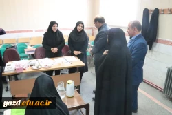 گزارش تصویری بازدید مدیر کل آموزش و پرورش استان، از روند گزینش معرفی شدگان چند برابر ظرفیت، دانشگاه فرهنگیان یزد 13