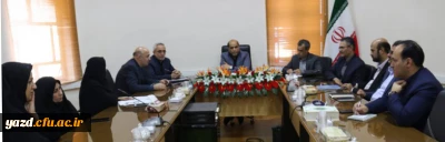 در جهت تامین کسری فضای خوابگاهی پردیس خواهران یزد انجام شد:

دیدار هیئت رئیسه دانشگاه فرهنگیان استان یزد با مدیر کل آموزش و پرورش استان