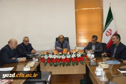 در جهت تامین کسری فضای خوابگاهی پردیس خواهران یزد انجام شد:

دیدار هیئت رئیسه دانشگاه فرهنگیان استان یزد با مدیر کل آموزش و پرورش استان
 3