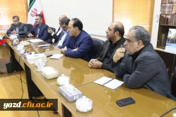 در جهت تامین کسری فضای خوابگاهی پردیس خواهران یزد انجام شد:

دیدار هیئت رئیسه دانشگاه فرهنگیان استان یزد با مدیر کل آموزش و پرورش استان
 4