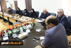 در جهت تامین کسری فضای خوابگاهی پردیس خواهران یزد انجام شد:

دیدار هیئت رئیسه دانشگاه فرهنگیان استان یزد با مدیر کل آموزش و پرورش استان
 8