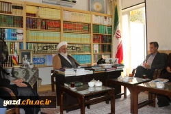 دیدار هیأت رئیسه دانشگاه فرهنگیان یزد با نماینده ولی فقیه و امام جمعه یزد 3