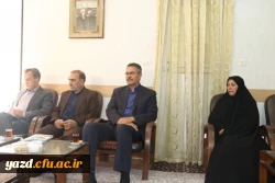 دیدار هیأت رئیسه دانشگاه فرهنگیان یزد با نماینده ولی فقیه و امام جمعه یزد 4