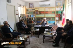 دیدار هیأت رئیسه دانشگاه فرهنگیان یزد با نماینده ولی فقیه و امام جمعه یزد 5