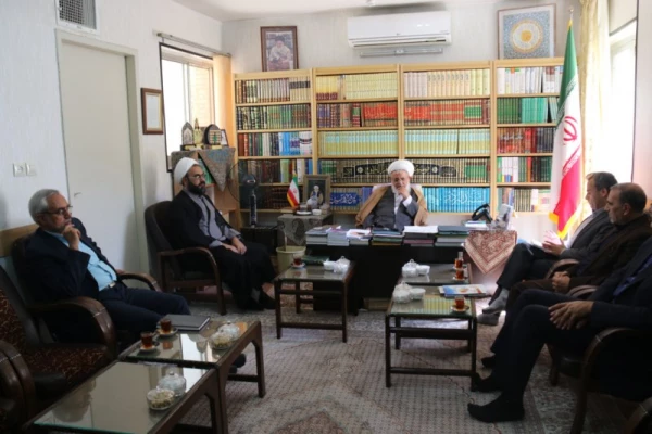 دیدار هیأت رئیسه دانشگاه فرهنگیان یزد با نماینده ولی فقیه و امام جمعه یزد 5