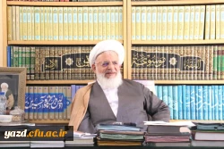 دیدار هیأت رئیسه دانشگاه فرهنگیان یزد با نماینده ولی فقیه و امام جمعه یزد 7