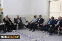دیدار هیات رئیسه دانشگاه فرهنگیان یزد با حضرت آیت الله اعرافی
 3