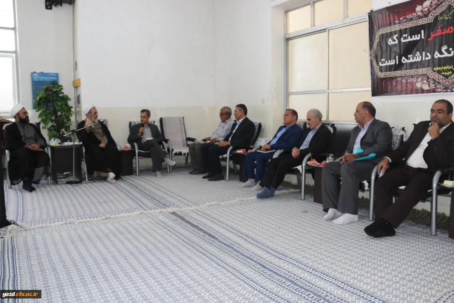 دیدار هیات رئیسه دانشگاه فرهنگیان یزد با حضرت آیت الله اعرافی
 6