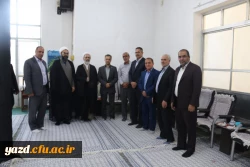 دیدار هیات رئیسه دانشگاه فرهنگیان یزد با حضرت آیت الله اعرافی
 2