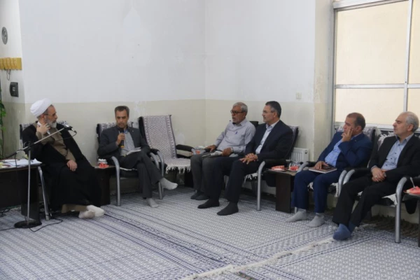 دیدار هیات رئیسه دانشگاه فرهنگیان یزد با حضرت آیت الله اعرافی
 3