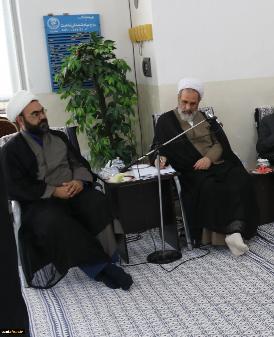 دیدار هیات رئیسه دانشگاه فرهنگیان یزد با حضرت آیت الله اعرافی
 13