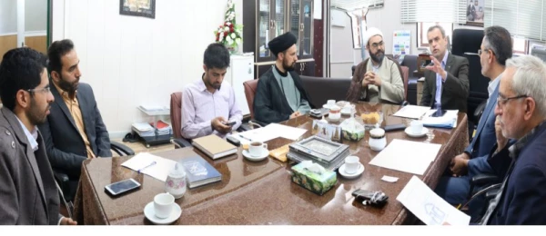 نشست مشترک مسئولین دبیرخانه بینش مطهر استان با مسئولین دانشگاه فرهنگیان استان یزد  2