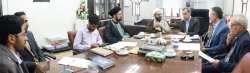 نشست مشترک مسئولین دبیرخانه بینش مطهر استان با مسئولین دانشگاه فرهنگیان استان یزد  3