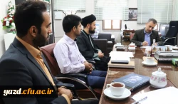 نشست مشترک مسئولین دبیرخانه بینش مطهر استان با مسئولین دانشگاه فرهنگیان استان یزد  4