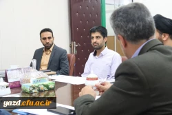 نشست مشترک مسئولین دبیرخانه بینش مطهر استان با مسئولین دانشگاه فرهنگیان استان یزد  9