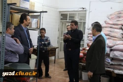 بازدید رئیس گروه تغذیه معاونت بهداشت دانشگاه علوم پزشکی از پردیس شهیدان پاک نژاد 3