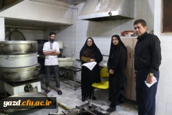 بازدید رئیس گروه تغذیه معاونت بهداشت دانشگاه علوم پزشکی از پردیس شهیدان پاک نژاد 6