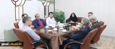 برگزاری جلسه کارگروه اجرای حسابداری تعهدی اموال دانشگاه فرهنگیان استان یزد